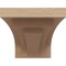 Ekena Millwork 6"W x 12"D x 6"H Wide Rockford Rough Cedar Woodgrain TimberThane Corbel, Primed Tan CORUR06X12X06ROCRCPR - alternate 2